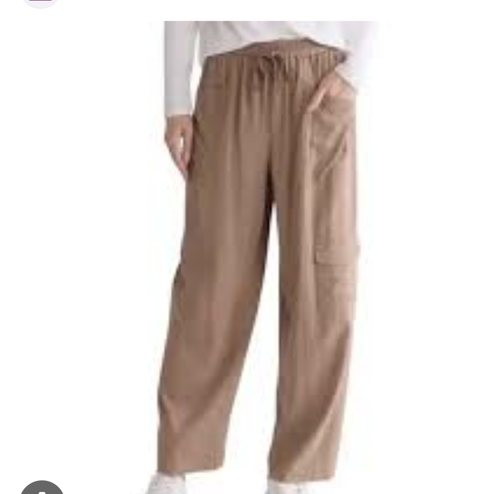 Madewell Cargo Wide Leg Pants Size L New Brown